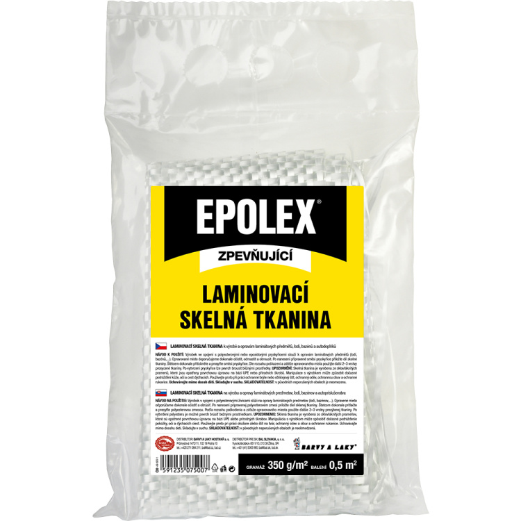 EPOLEX 350 g/m² laminowana tkanina szklana, 0,5 m²